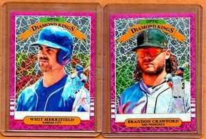 2019 donruss optic "PINK VELOCITY LOT /199" X2,brendon crawford,whit merrifield - Picture 1 of 2