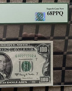 1963A $100 Federal Reserve Note Chicago PCGS 68PPQ Superb Gem New Fr. 2163 RARE! - Picture 1 of 3