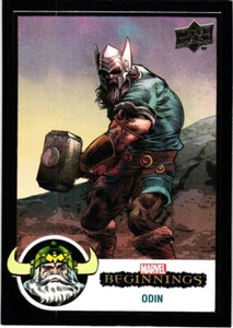 2022 MARVEL BEGINNINGS UPPER DECK VOL 2 BLACK BASE PARALLEL #9 ODIN - Picture 1 of 2