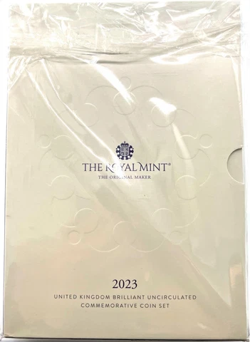 2023 United Kingdom Brilliant Uncirculated Commemorative Coin Set Cover