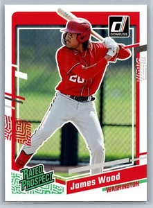 2023 Donruss #80 James Wood Washington Nationals FREE SHIP - Picture 1 of 2
