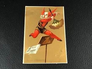 CHROMO CARD CLOWN PAUTOT BAUME LES DAMES EPOQUE 1880 90  - Picture 1 of 2