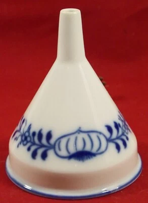Funil de porcelana vintage cebola azul em perfeito estado! - Imagem 1 de 4