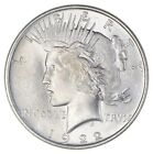 (1) Bu $1 1922 Peace Silver Dollars Dripping with luster Unc Ms 90% Bulk & Save