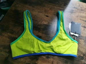 It's Now Cool THE 90'S DUO CROP Women's Swimming Top In Acid Wash Colour, Size M - Bild 1 von 9