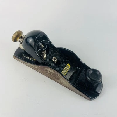 Antigo avião de bloco Stanley G12-220 para carpintaria feito na Inglaterra  - Imagem 1 de 4