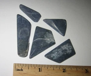 5 getrommelte polierte natürliche strombolith aka spurrit steine mexiko ~ 38,5 gramm - Bild 1 von 4