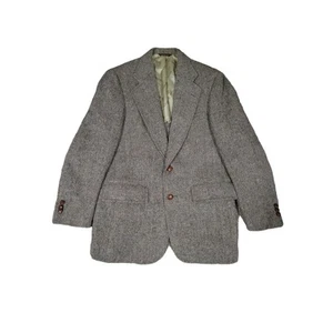 Vintage John Weitz brauner Tweed 100% Wolle Blazer, Gr. M/L (geschätzt) - Bild 1 von 13