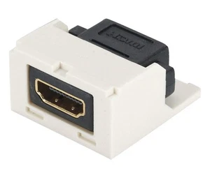 Coupleur de façade Panduit blanc HDMI 2.0 type A femelle vers femelle CMHDMIWH - Photo 1/3