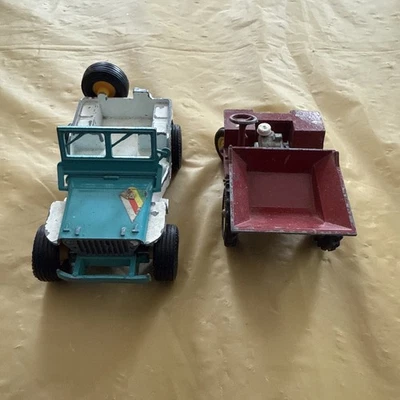 Bb197 - Vintage Britain's Ltd Diecast Jeep & Dumper  - Image 1 of 4
