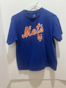 MLB MERCANCÍA GENUINA NEW YORK METS CAMISETA MANGA CORTA HOMBRE TALLA MEDIANA - Imagen 1 de 6