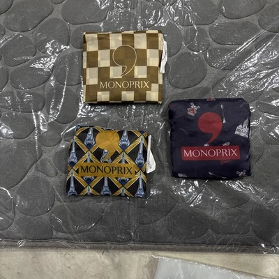 Monoprix Reusable Tote Bag France Supermarket Paris