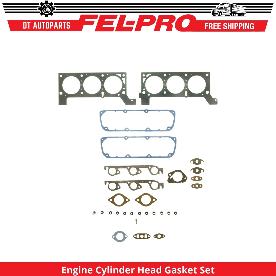 Juego de juntas de culata de motor V6 de 3,3 L Fel-Pro 1991 para Dodge Dynasty 1990-1993 Foto 1 de 1