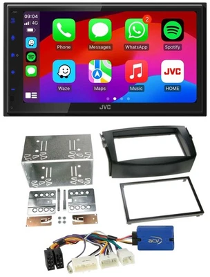 JVC Bluetooth USB MP3 2DIN DAB Autoradio für Toyota RAV 4 2011-2013 28 Pin - Bild 1 von 4