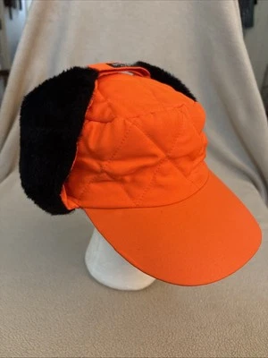 Винтажная охотничья шляпа размер M Blaze оранжевая охотничьи наушники муфты Thinsulate - Изображение 1 из 4