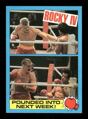 1985 Topps Rocky IV 50 Ivan Drago Dolph Lundgren Sylvester Stallone BXCP54 - Image 1 of 2