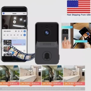 Wireless WiFi Smart Doorbell Intercom HD Video Camera Door Ring Bell Security - Picture 1 of 6