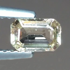0.58cts Octagon Sri Lanka Natural Yellow Sapphire Loose Genuine Gemstones - Picture 1 of 3