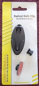 Universal Swivel Belt Clip For Cellphones Walkie-Talkies Cameras Etc *NEW IN PKG - Picture 1 of 2