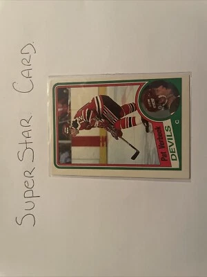 NM 1984 85 OPC #121 PAT VERBEEK ROOKIE NEW JERSEY DEVILS O-PEE-CHEE - Image 1 of 4