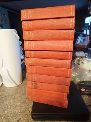 1915 MARK TWAIN Books Uniform Editions lot of 11 books red cvr Harper & Brother - Image 1 of 4