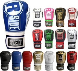 Apex Flash Boxing Training Sparring Gloves , BL/WH, 16 oz,Black/White - Picture 1 of 5
