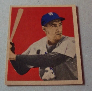 1949 Bowman #73  BILLY COX   Brooklyn DODGERS   no creases VG-EX or better - Picture 1 of 3