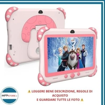 Tablet Para Niños Y8, 7" Android Con WiFi, Quad Core 2GB RAM + 32GB ROM - Rosa - Imagen 1 de 4