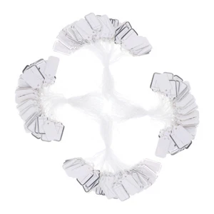500 Pcs Price Label Tag Jewelry Tags Pricing Hanging with Strings Shoes - Bild 1 von 10