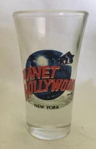 Vaso de chupito cónico vintage Planet Hollywood NUEVA YORK - nuevo - Imagen 1 de 2
