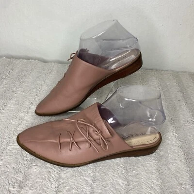 Kelsi Dagger Brooklyn Mules Slip On Punta Malva Rosa Detalle Corbata Para Mujer’s 7 Foto 1 de 4