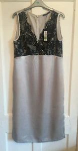 Neues sexy Slinky-Abendkleid in Austernfarbe für Damen von Marks & Spencer UK 12  - Bild 1 von 5