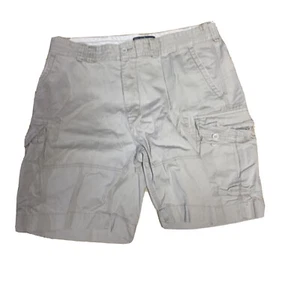 Vintage Polo Ralph Lauren Khaki Chino Cargo Shorts Mens 36 - Picture 1 of 5