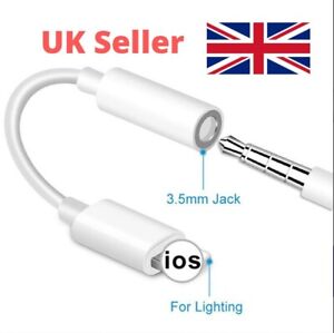 Adapter for Apple iPhone 3.5mm Jack Connector cable Headphone Aux All IOS Device