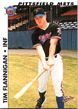 2000 Multi-Ad Pittsfield Mets Minor League Baseball #26 Tim Flannigan
