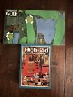 Bookshelf 3M Games High Bid The Auction Game  1966 & Thinking Man’s Golf 1972 -