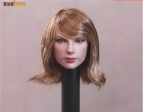 HAHTOYS H007A 1/6 Beauty Star Girl Head Sculpt For 12'' Female PH Figure Body A Cover