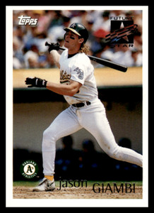 1996 Topps #210 Jason Giambi Oakland Athletics