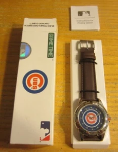 Chicago Cubs 2007 Game Time Quartz Team Logo Watch MLB Baseball NIP - Picture 1 of 2