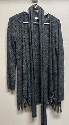 Womens Sonoma Sweater,Scarf Combo,Sweater Set, size XS,Long Sleeves,Brown,Gray - Image 1 of 2