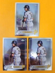 Lot of 3 - 2022 Topps Pro Debut Chrome Lonnie White FCL Pirates PD-82 - B