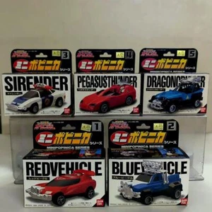 Power Rangers TURBO Carranger Mini popinica series 5p complete BANDAI Mint - Picture 1 of 4