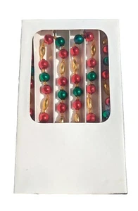 Czech Republic Home For The Holidays Glass Strand Christmas Original Box nov23 - Picture 1 of 13