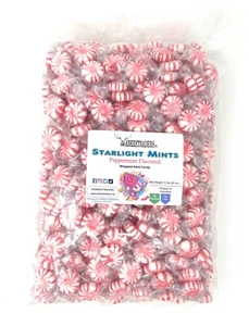 Starlight Mints Peppermint Hard Candy, 5 Lbs ~ YANKEETRADERS® ~ FREE SHIPPING - Picture 1 of 3
