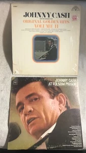 Johnny Cash record albums, Original Golden Hits Vol. ll. & At Folsom Prison - Picture 1 of 5