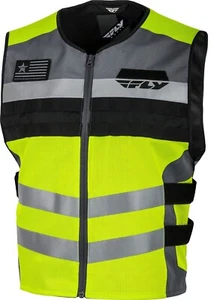 Chaleco Fly Racing Fast-Pass HI-VIZ NEGRO 478-6001X Talla L/XL - Imagen 1 de 1