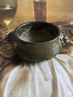 Antique Four Character Marked Chinese Bronze Incense Burner Censer Mysterious B