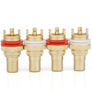 8pcs RCA Female Terminal Plug Jack Socket for HIFI Audio Video Connector DIY - Picture 1 of 14