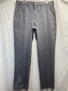 APT.9 Modern Fit Straight Leg Flat Front Chino Pants Men Size 34/34 Gray Used - Imagen 1 de 18