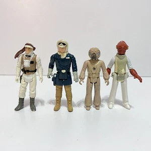 Paquete vintage de Star Wars ESB - Han Solo, Luke, Zuckuss, Ackbar - Kenner 1980 - Imagen 1 de 7
